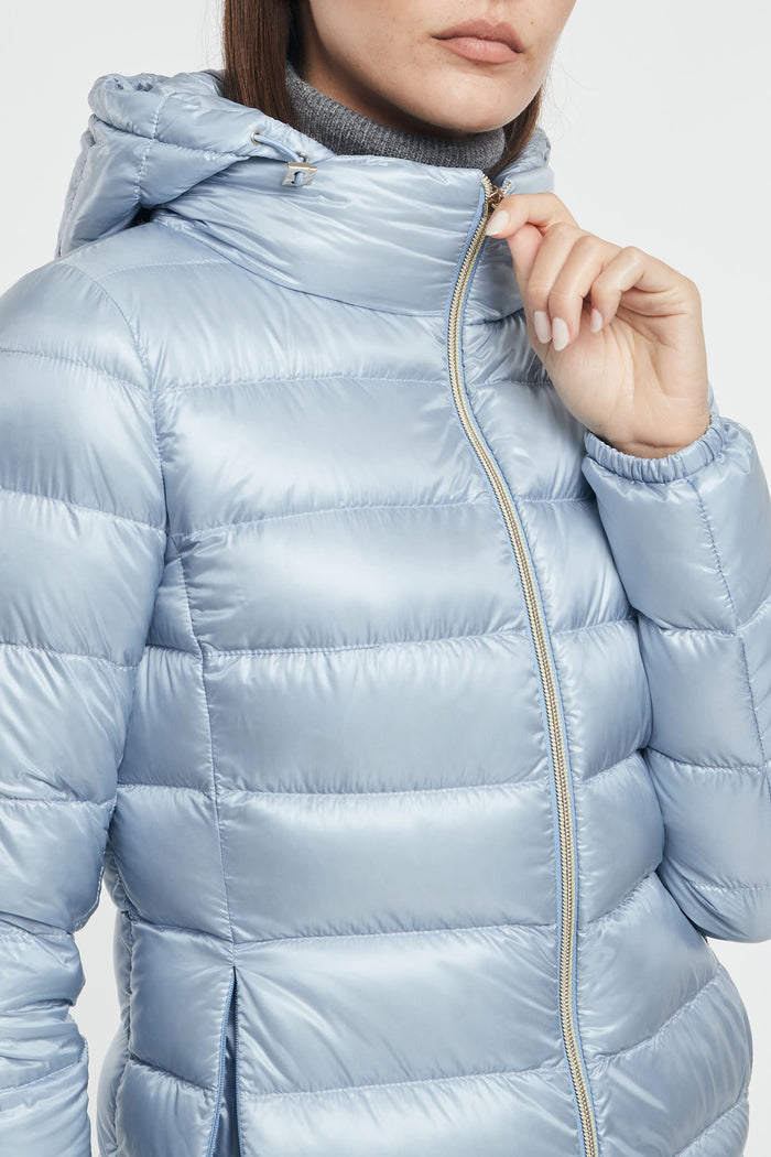 Herno Blue Down Jacket For Women Azzurro Donna - 5