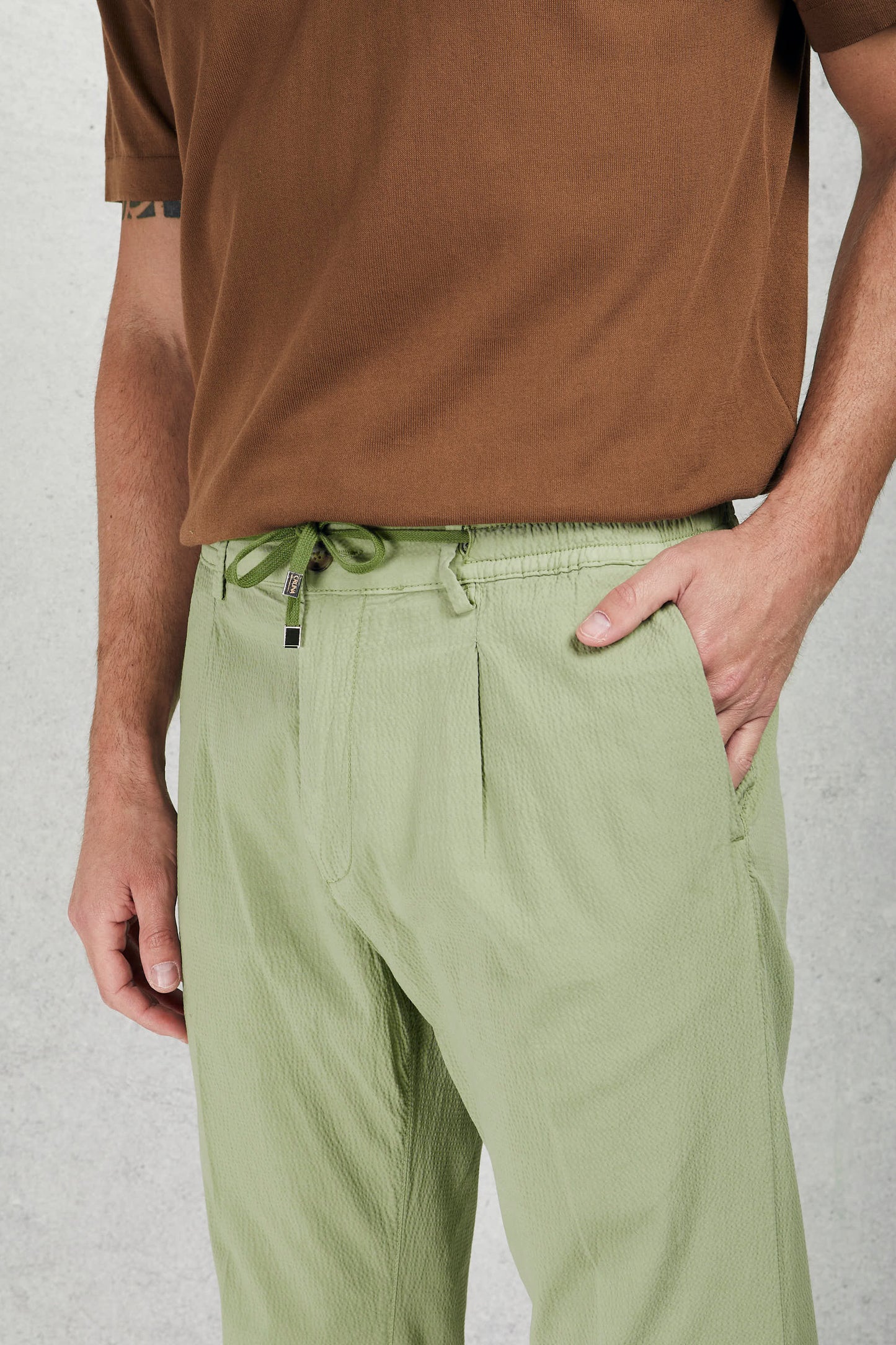  Cruna Pantalone Verde Verde Uomo - 6