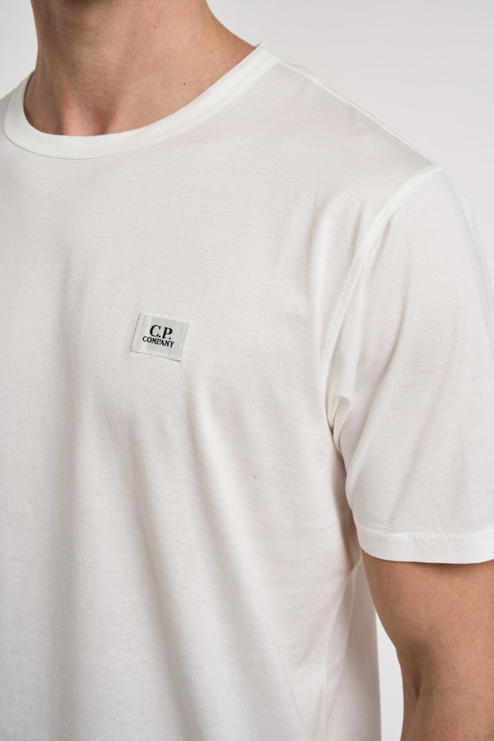  C.p. Company T-shirt 100% Co Multicolor Bianco Uomo - 5