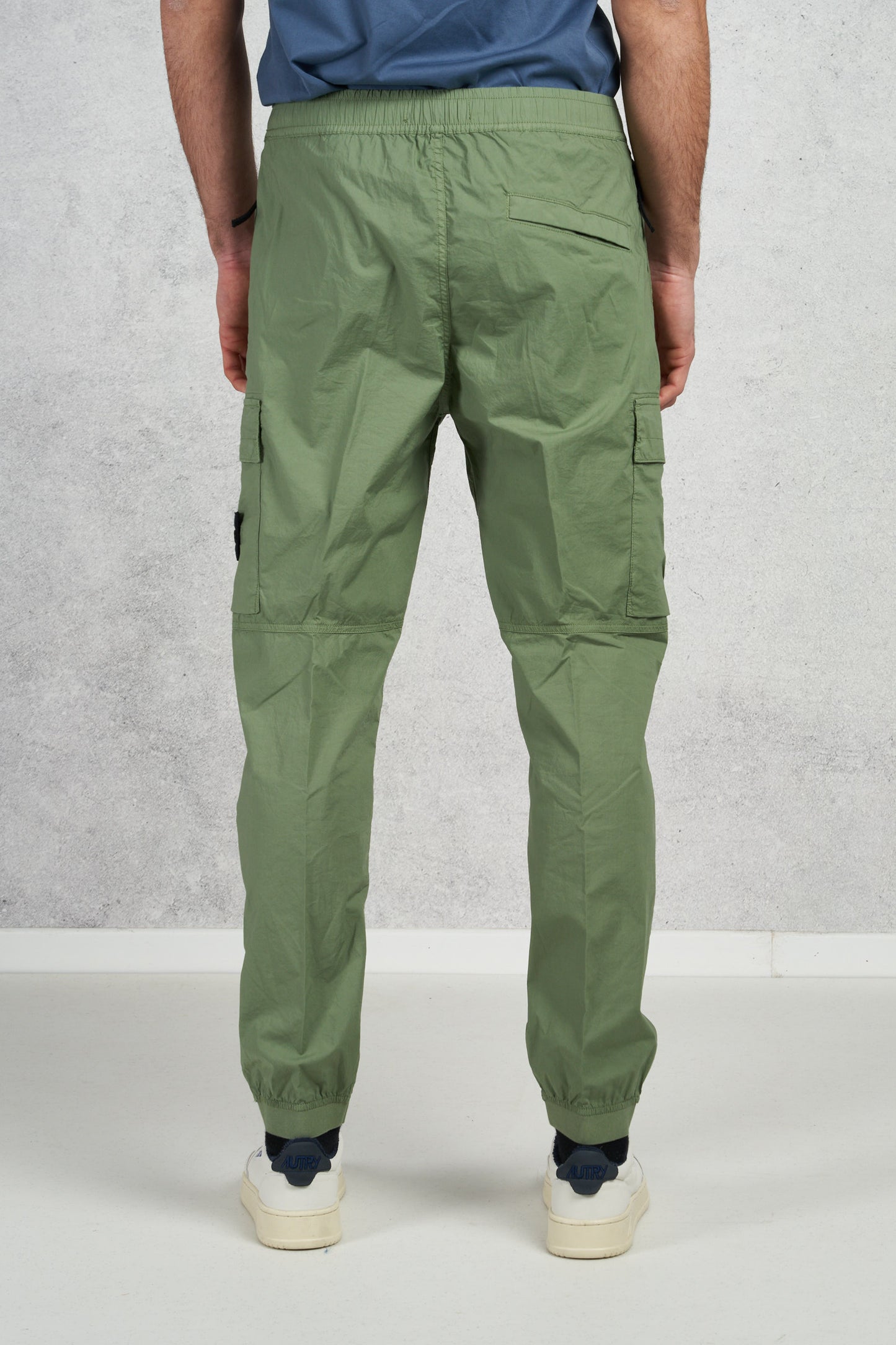  Stone Island Pantalone Con Tasche Verde Verde Uomo - 4