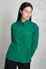 Robert Friedman Camicia Seta Verde Donna-2
