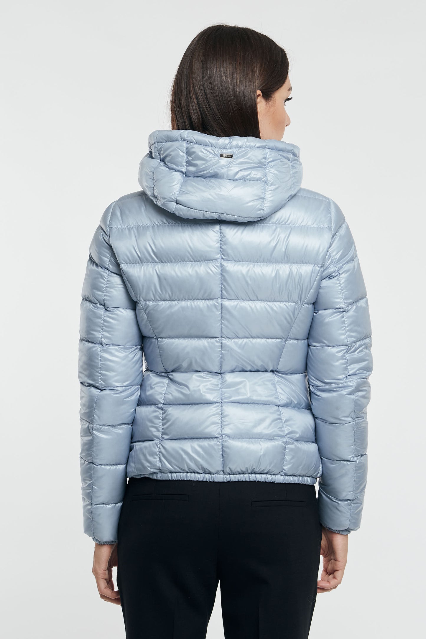 Herno Blue Down Jacket For Women Azzurro Donna - 4