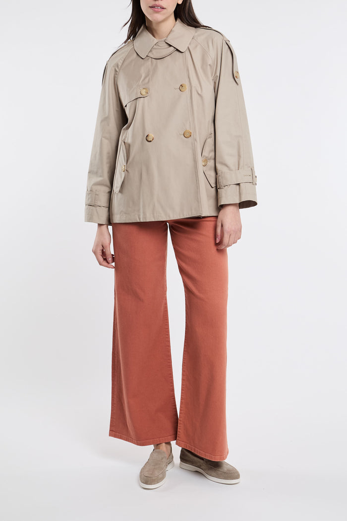 Max Mara The Cube Trench 66% CO 34% PL Beige
