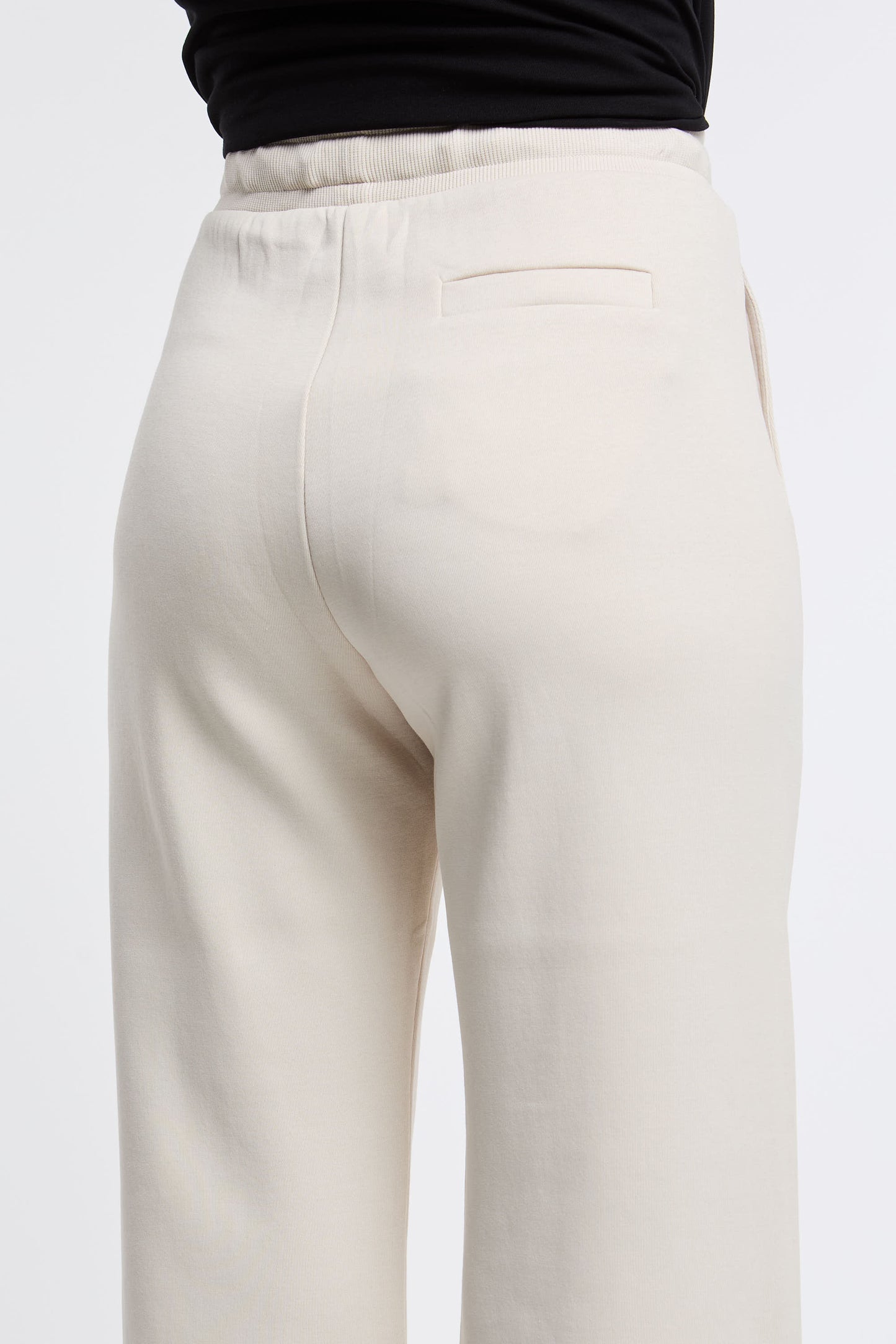  Max Mara S Trousers 78% Co 22% Pl White Beige Donna - 6