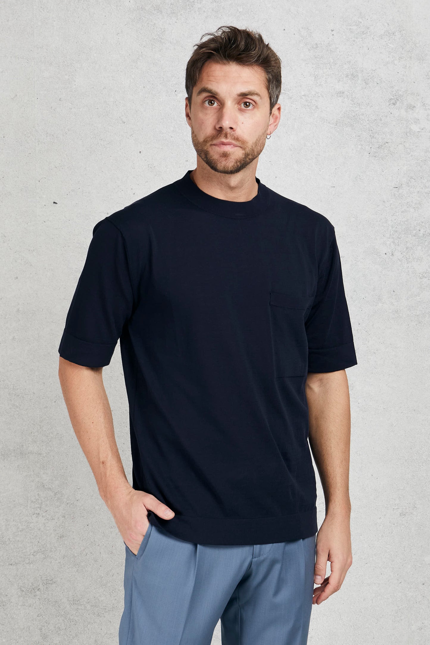  Filippo De Laurentiis T-shirt Blu Blu Uomo - 1