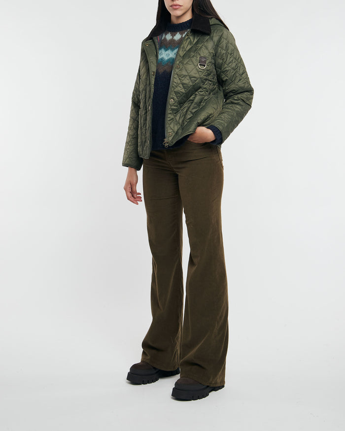  Barbour Green Jacket For Women 92381-26021 Verde Donna - 1