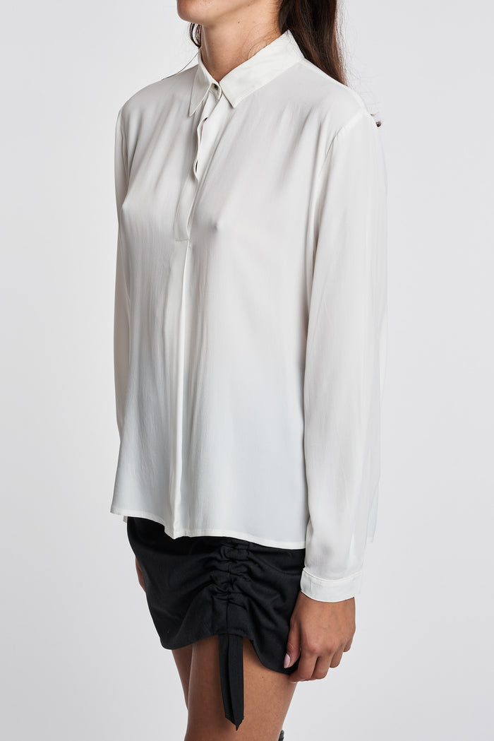 8 PM Blusa Celentano Tessuto Bianco-2