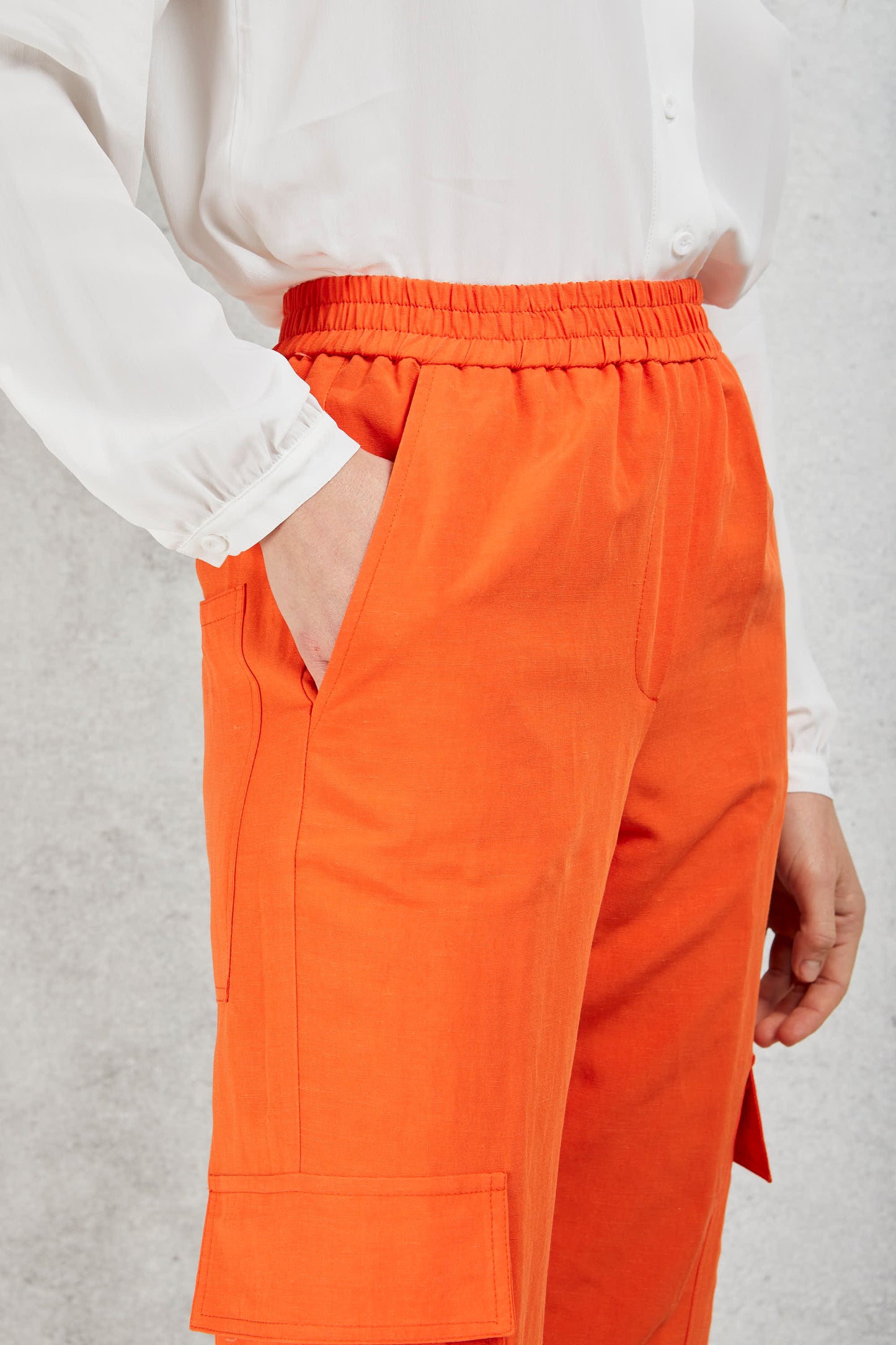  8 Pm Pantalone Ortensia Arancione Arancione Donna - 6