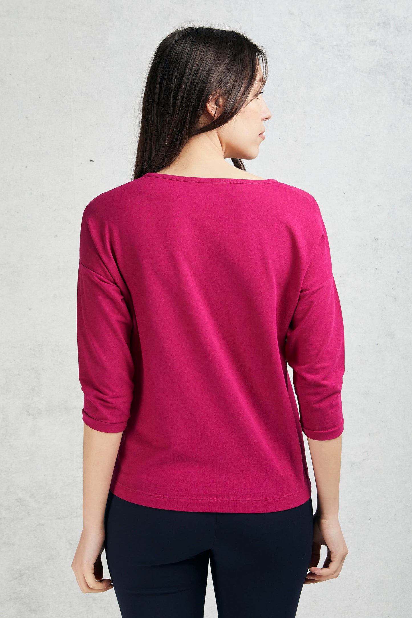  Zanone Multicolor Women's V-neck 3/4 Sleeve Shirt Multicolor Donna - 4