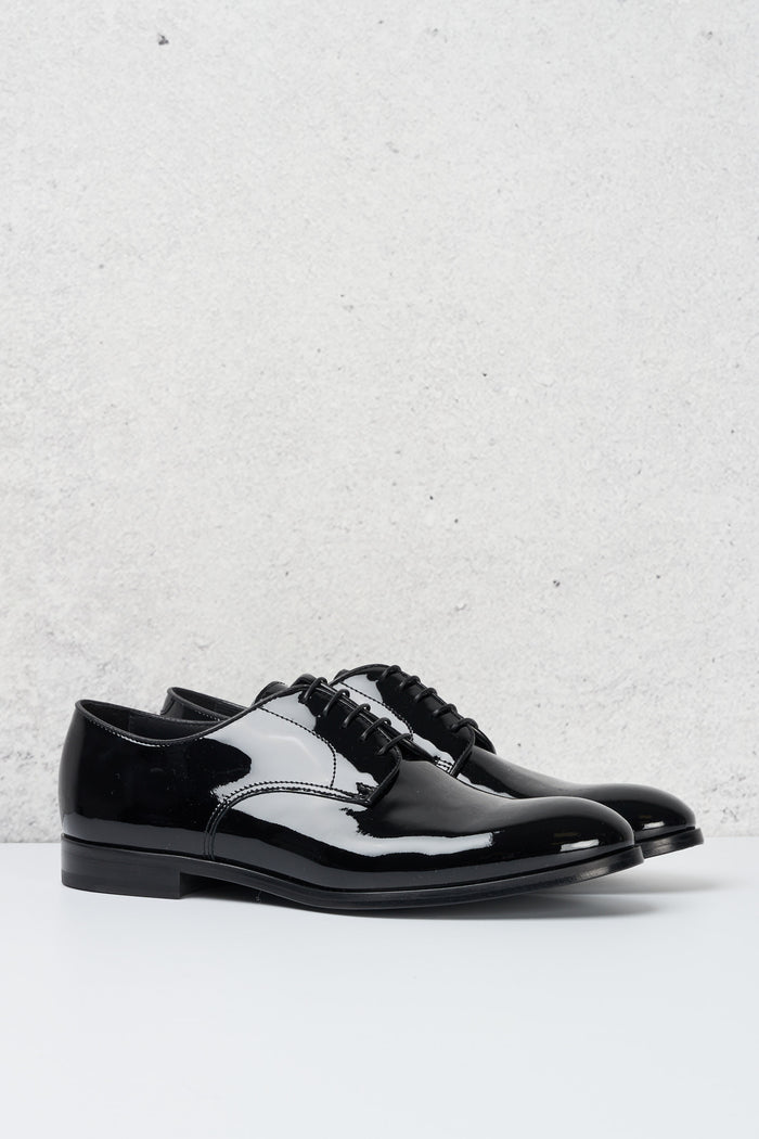 Doucal's Derby Shoe Skin Black Men 82896-18854-2