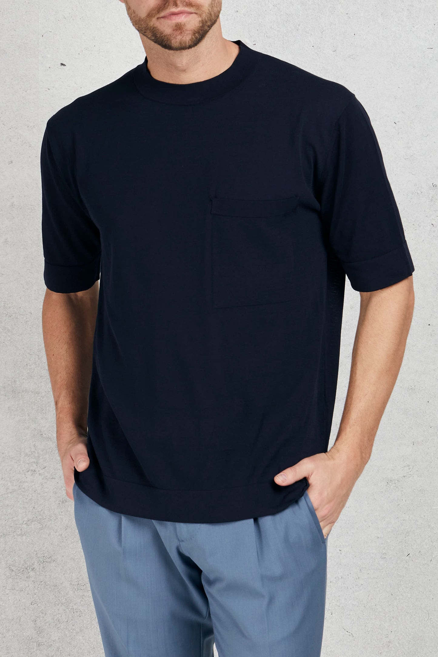  Filippo De Laurentiis T-shirt Blu Blu Uomo - 2