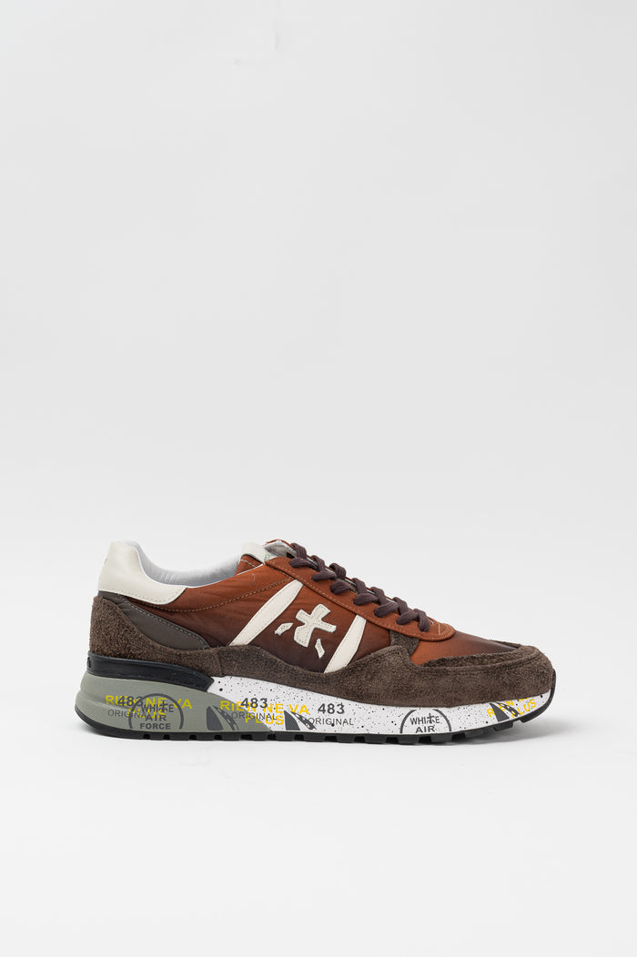 Premiata Sneakers Multicolor in Pelle/Tessuto