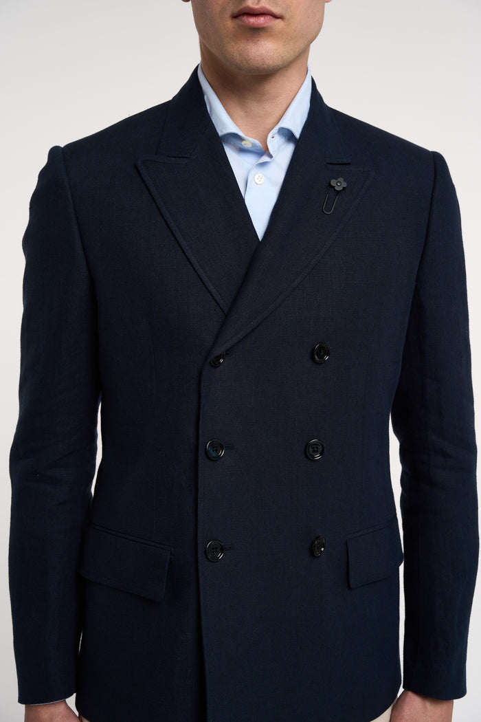  Lardini Multicolored Jacket 100% Li Blu Uomo - 9