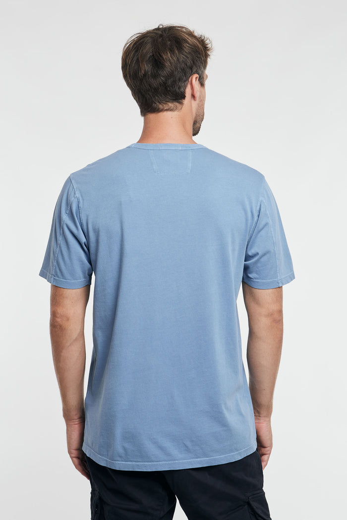  C.p. Company Cp Company 241 Jersey Relaxed Resit Dyed T-shirt Multicolor 93012 26280 Azzurro Uomo - 2