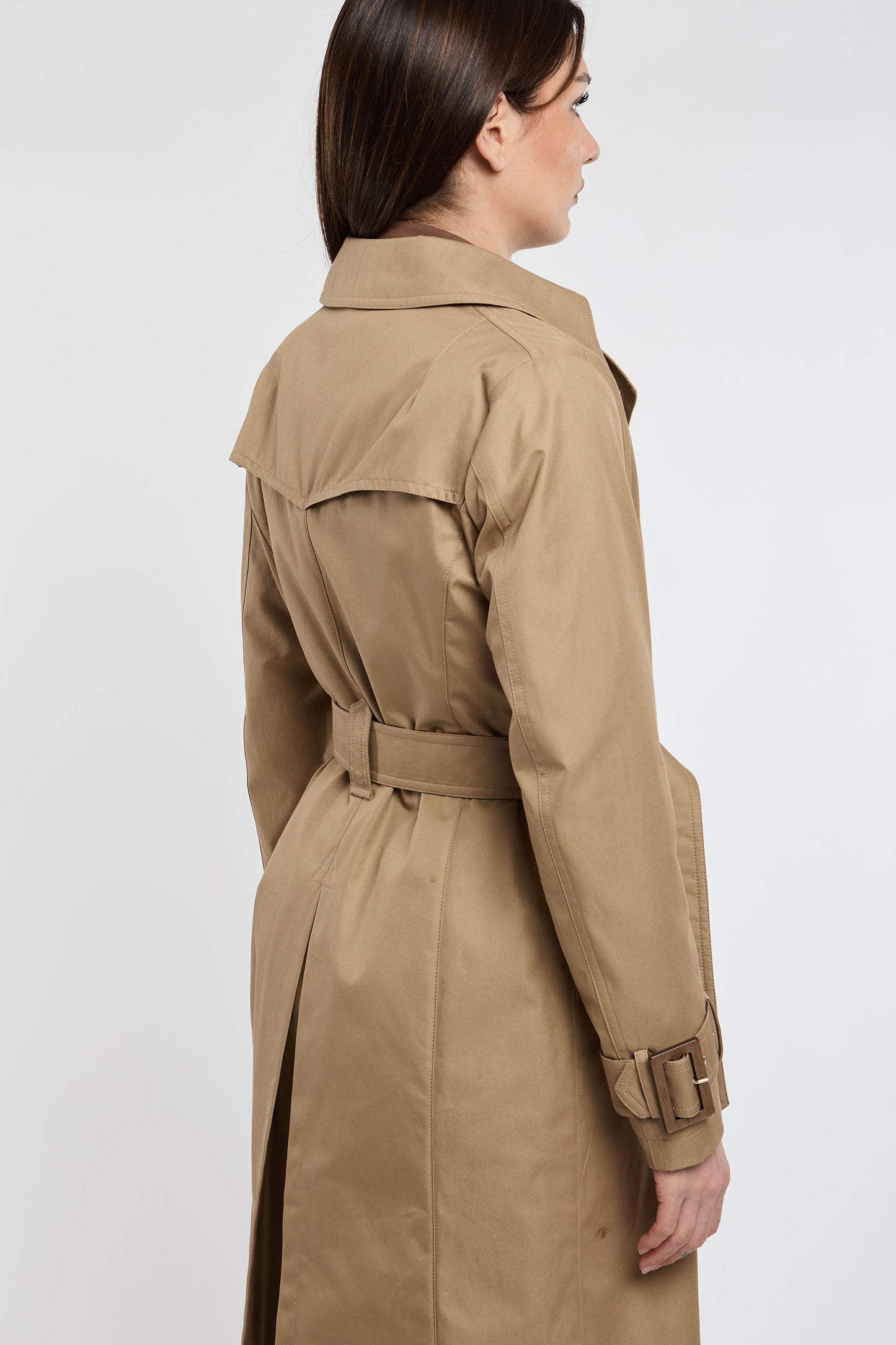  Herno Double-breasted Trench Delon 100% Co Beige Beige Donna - 6