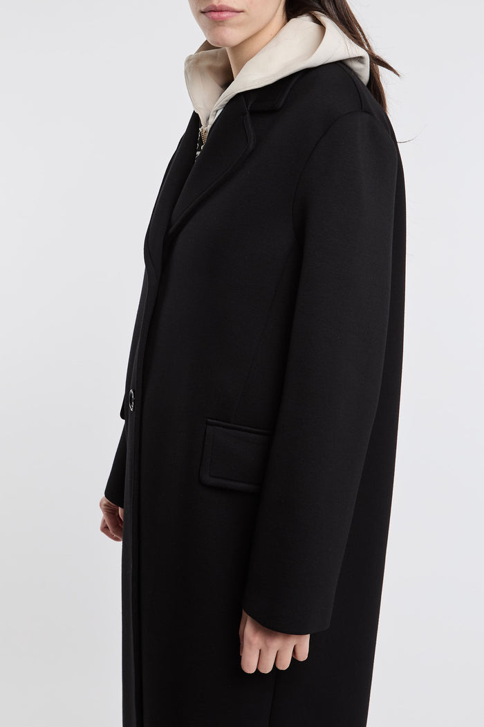  Max Mara S Cappotto 96% Vi 4% Ea Nero Nero Donna - 6