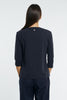  Maxmara T-shirt Manica 3/4 Blu Blu Donna - 4