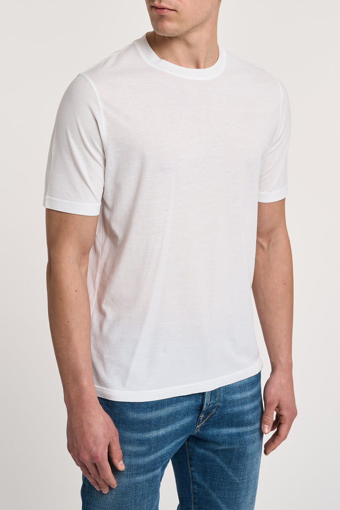  Filippo De Laurentiis T-shirt 100% Co Bianco Bianco Uomo - 4