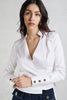  Elisabetta Franchi Camicia Coreana Bianco Bianco Donna - 2