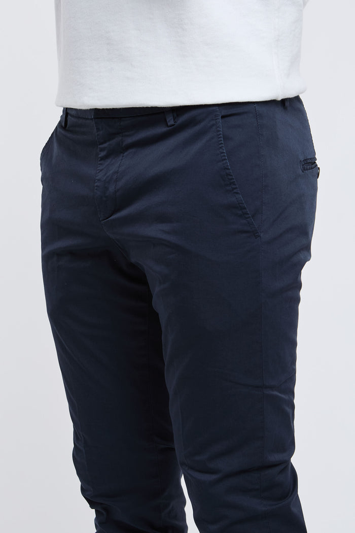  Dondup Gaubert Trousers 96% Co 4% Ea Multicolor Blu Uomo - 6