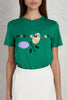  Maxmara T-shirt Maniche Corte Verde Verde Donnafeatured