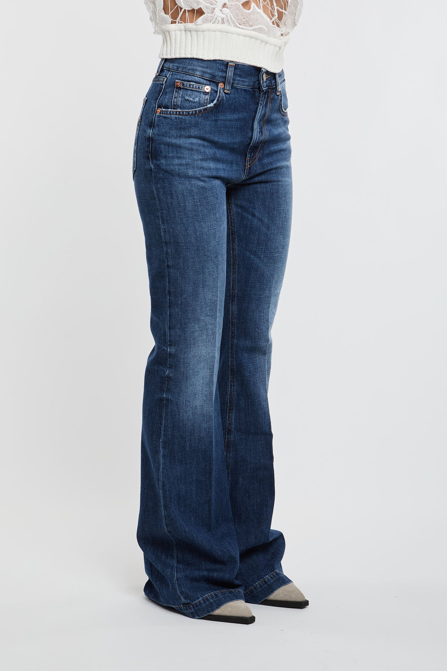  Dondup Jeans Olivia 100% Co Blu Blu Donna - 3