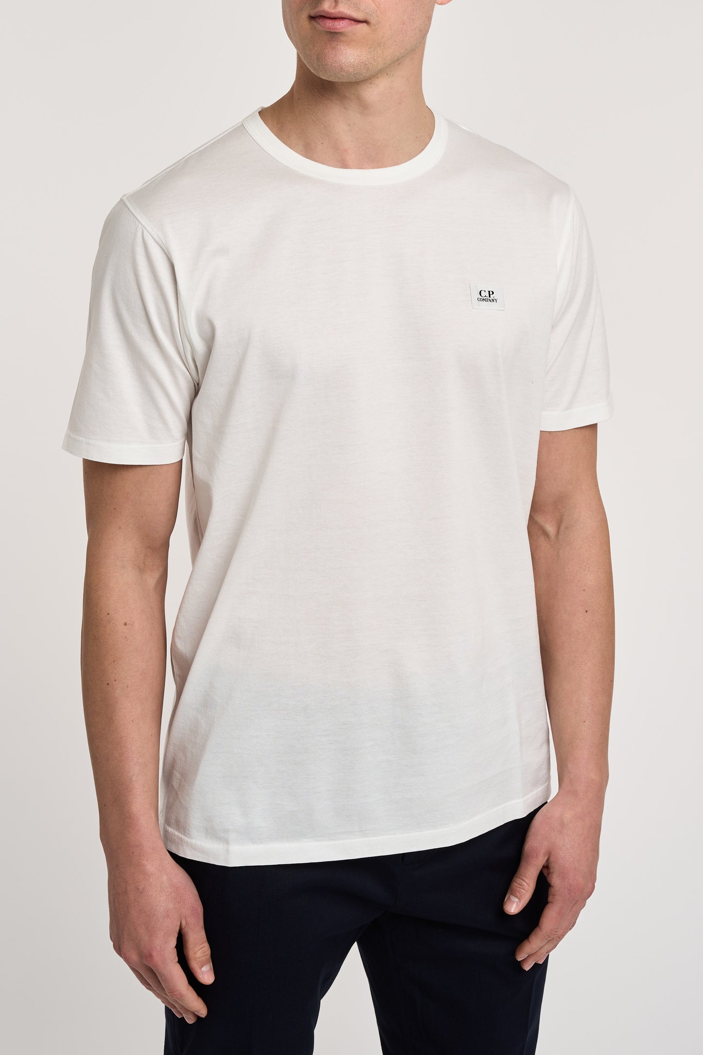  C.p. Company T-shirt 100% Co Multicolor Bianco Uomo - 3