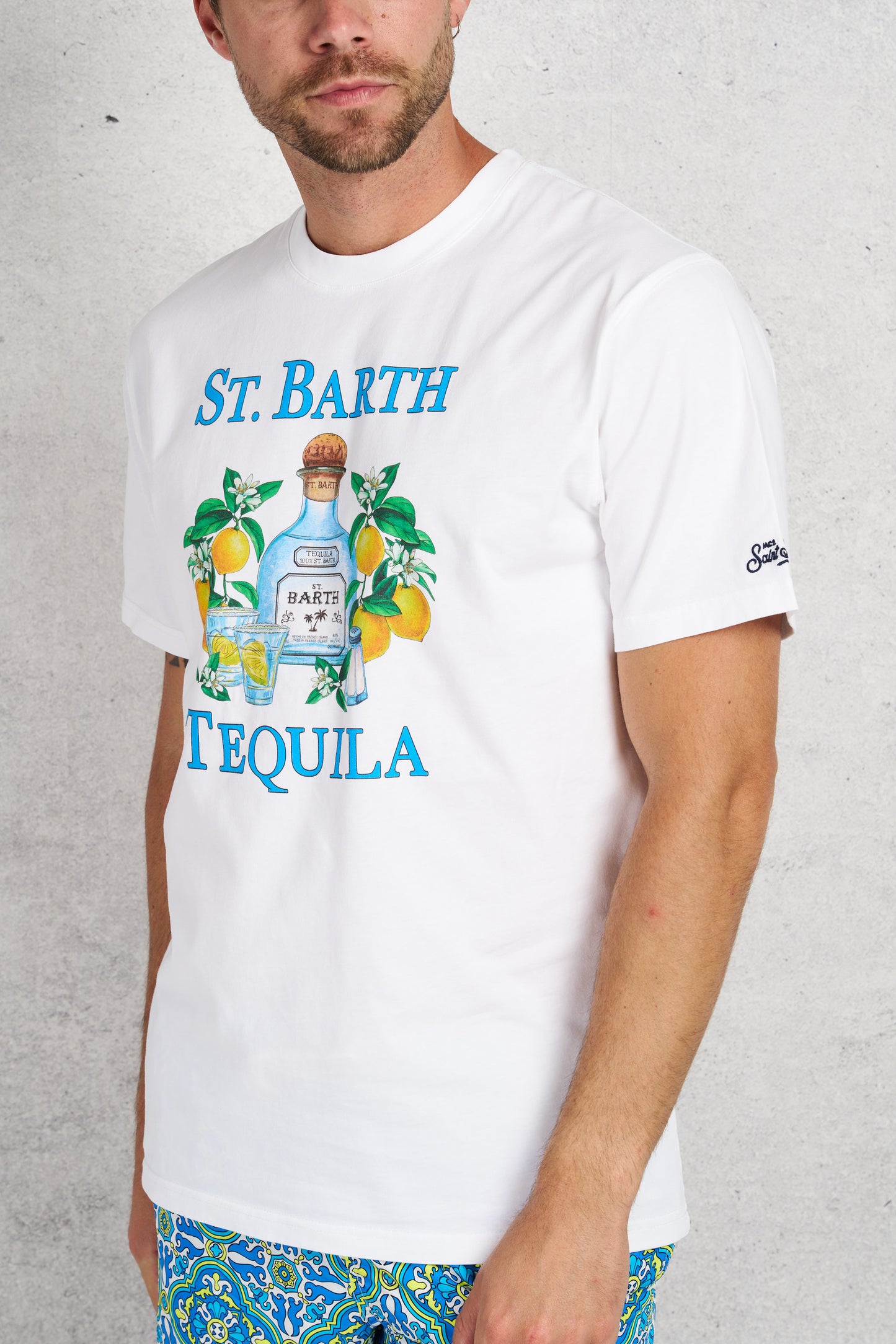  Mc2 Saint Barth Cotton Classic T-shirt Multicolor Multicolor Uomo - 1