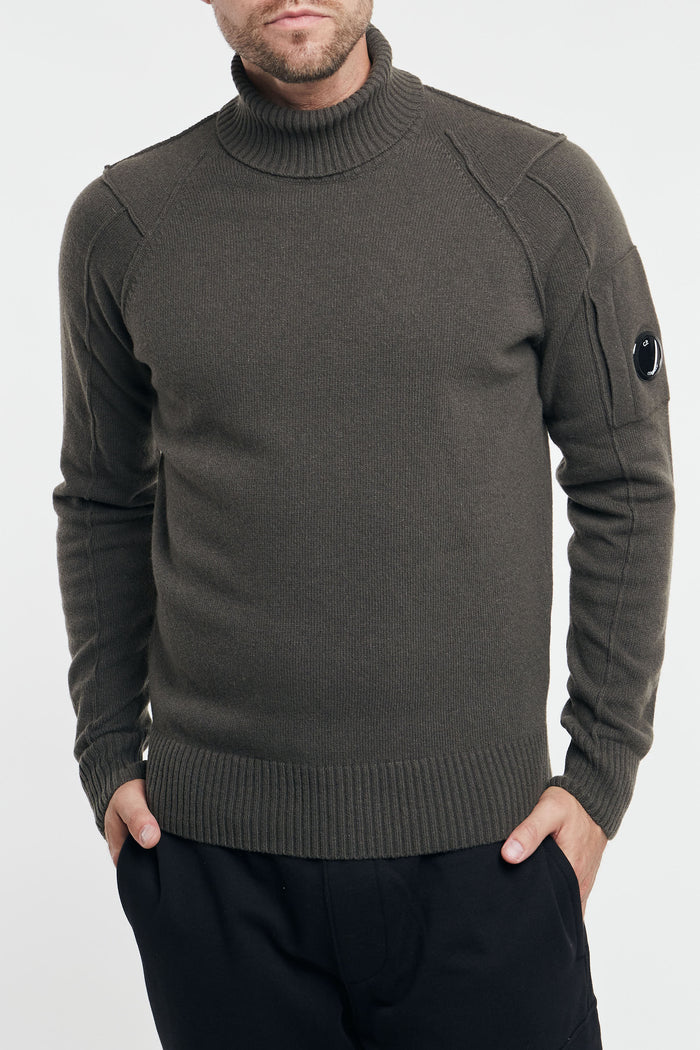 CP Company Lambswoll Roll Neck Jumper Multicolor Uomo 92993-26279
