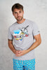  Mc2 Saint Barth T-shirt Garment Dyed Multicolor Multicolor Uomo - 3