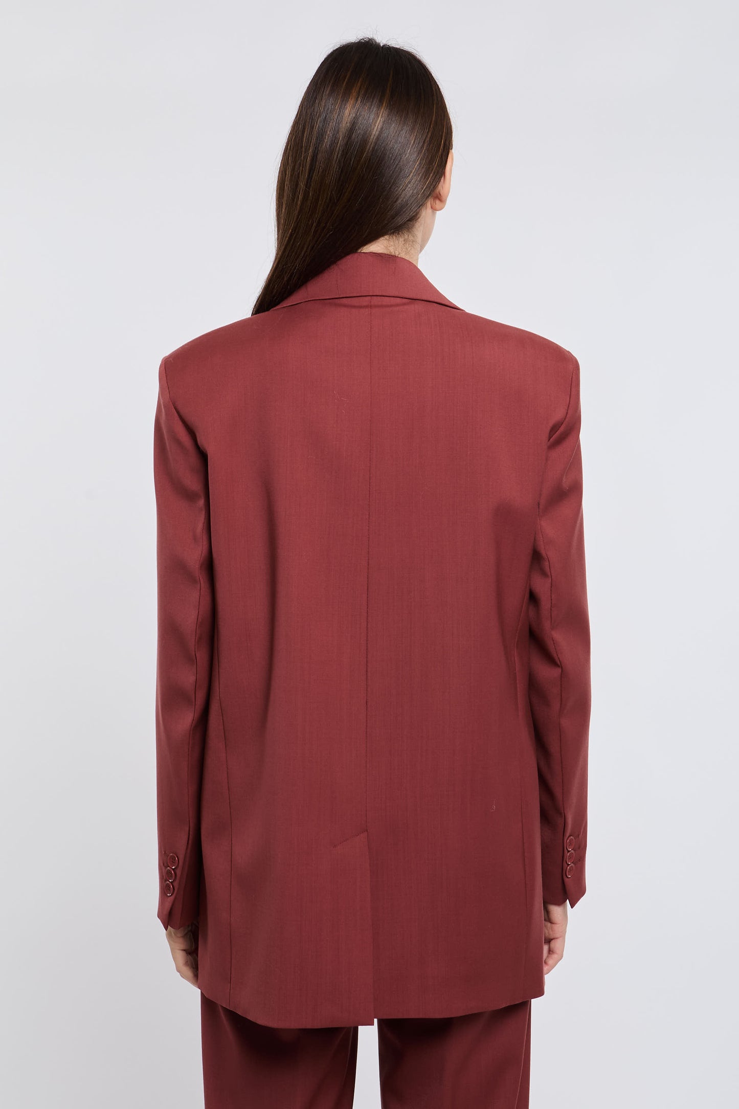  Max Mara Weekend Jacket 100% Wv Red Rosso Donna - 5