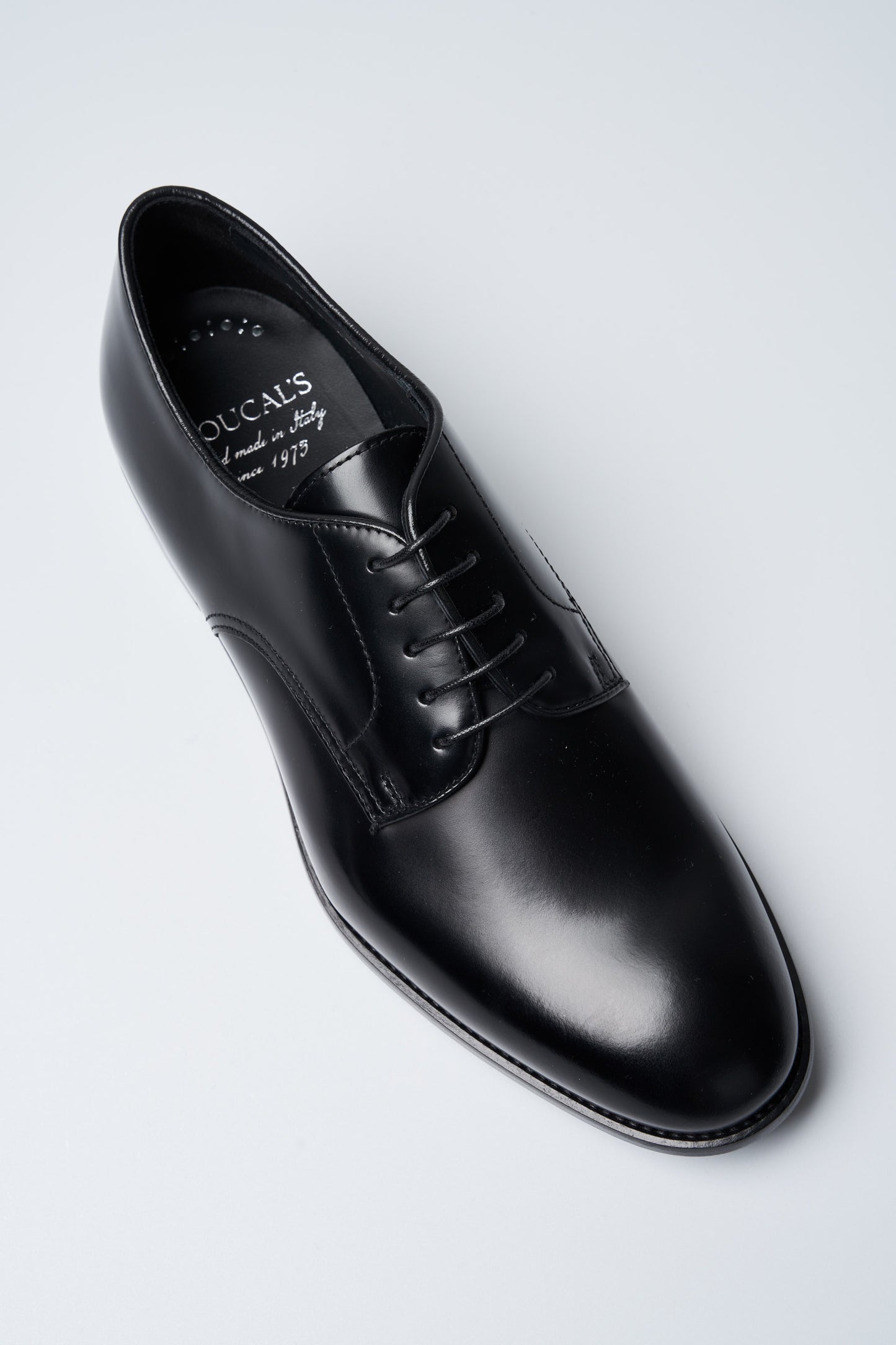  Doucal's Black Derby Shoe For Men Nero Uomo - 3