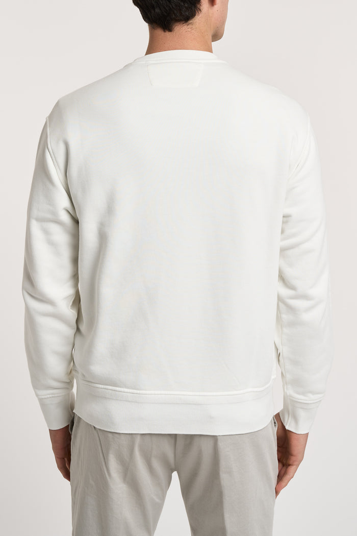  C.p. Company Multicolor Crewneck Sweatshirt 100% Co Bianco Uomo - 4