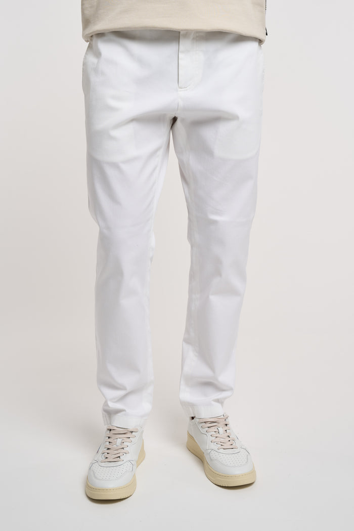 Department 5 Chinos Classic Cotton/Elastane White Trousers