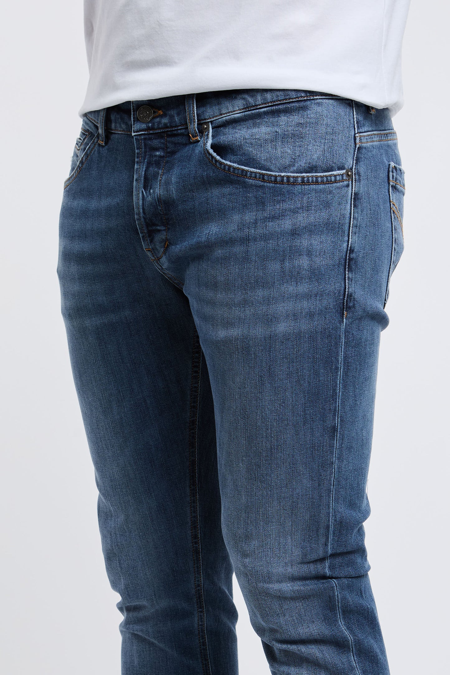  Dondup Jeans George 98%co 2%ea Blu Blu Uomo - 6