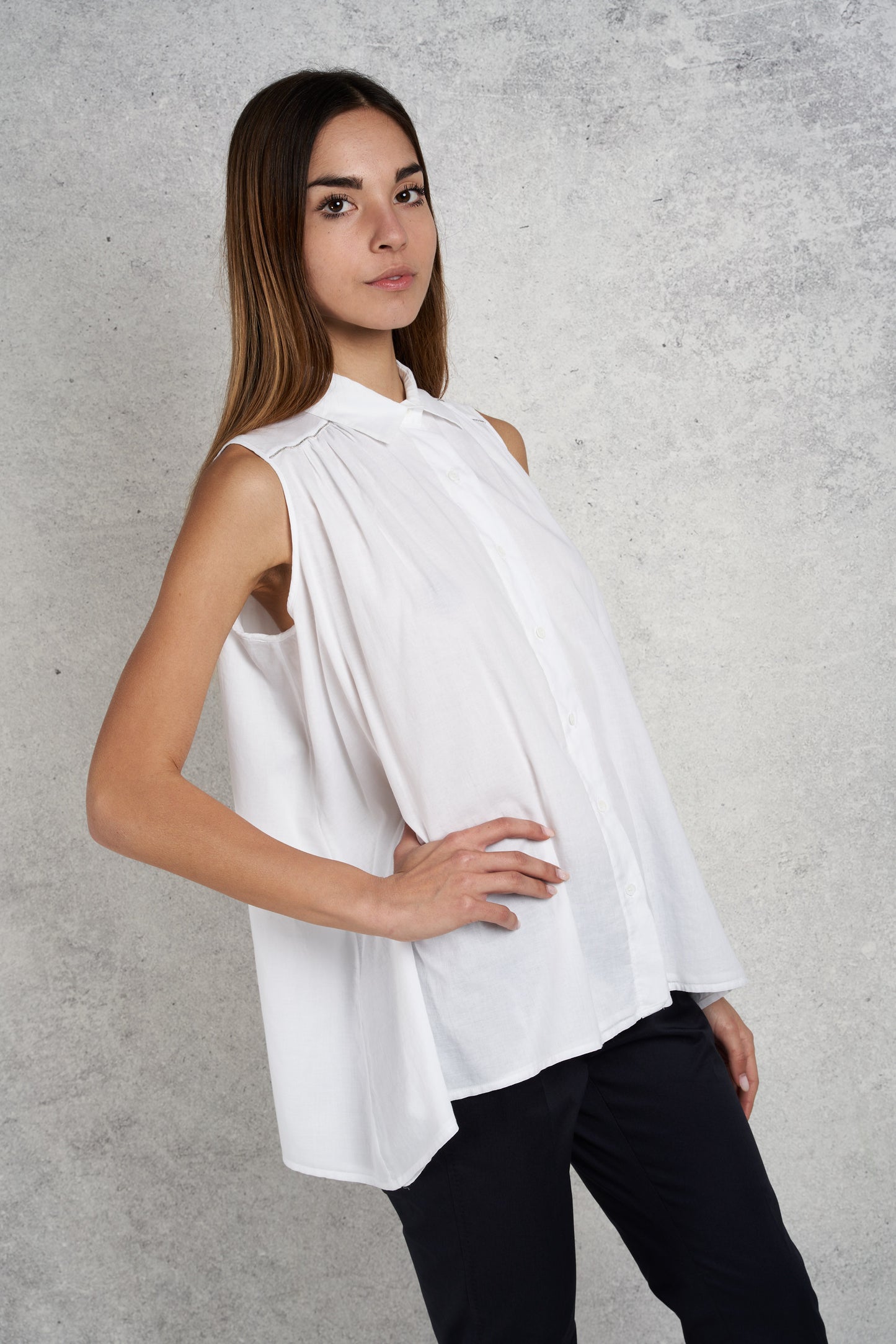  Peserico Camicia Bianco Bianco Donna - 2
