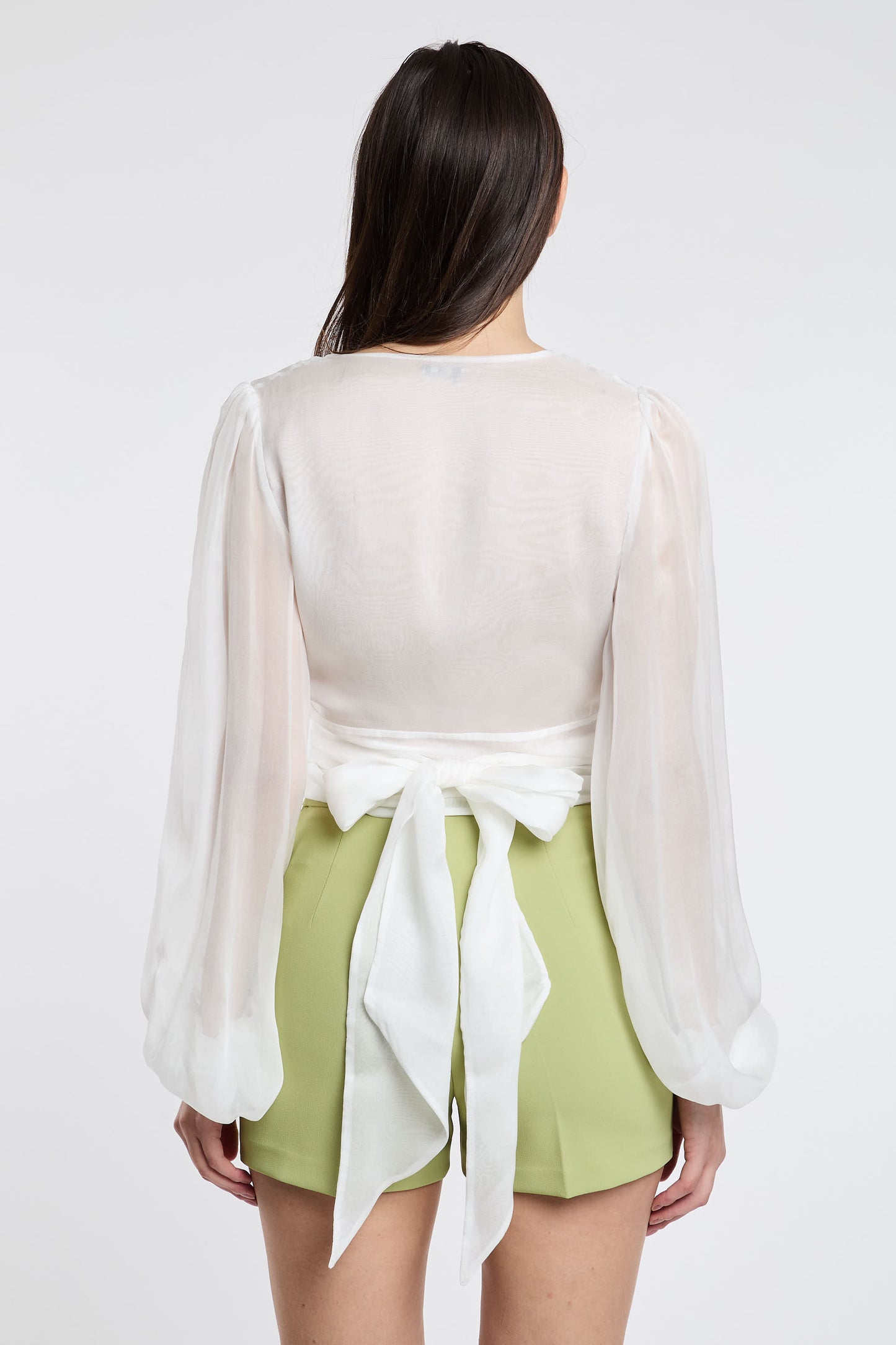  Elisabetta Franchi Shirt 100% Silk White Bianco Donna - 4