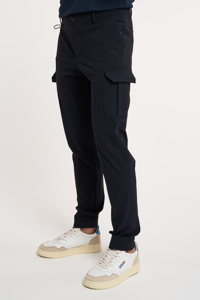 RRD Trousers with Pockets 79% PA 21% EA Blue-2
