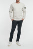 Felpa Girocollo Grigio Uomo Stone Island