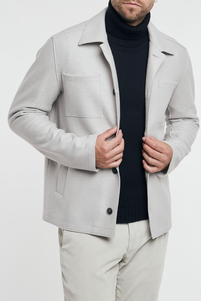 Herno Camicia Light Boiled Wool Multicolor Uomo 93042-20612