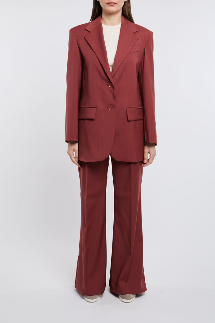  Max Mara Weekend Jacket 100% Wv Red Rosso Donna - 1