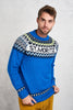  Mc2 Saint Barth Round-neck Sweater Blu Blu Uomo - 6