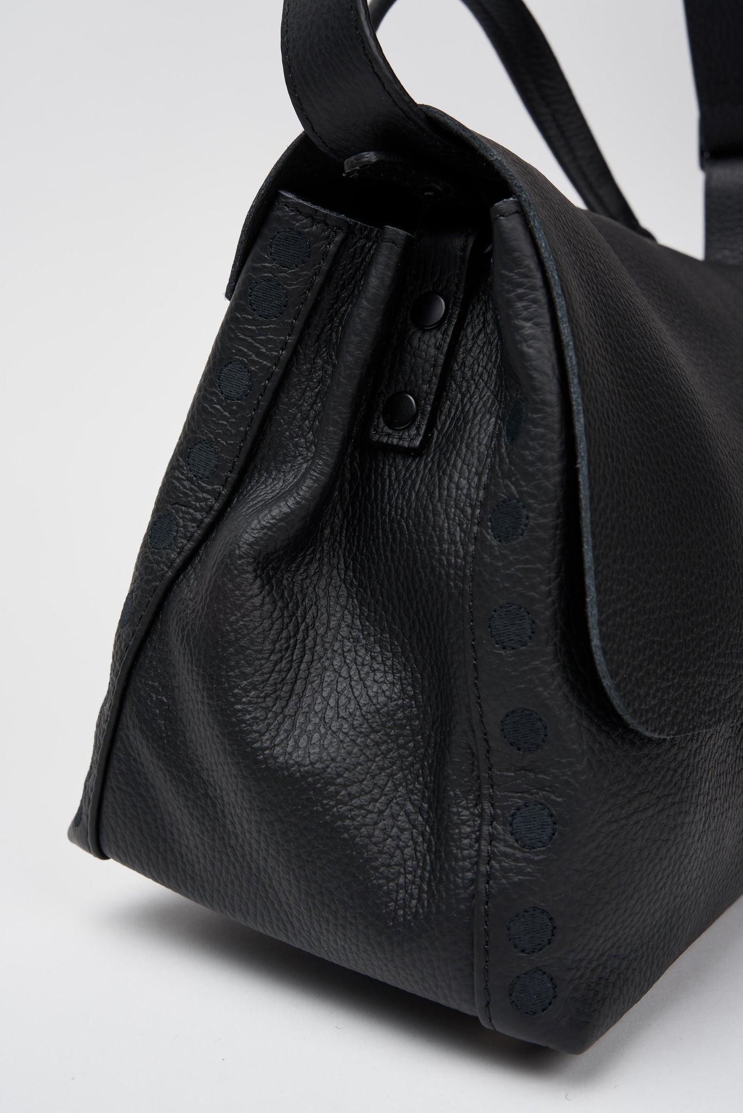  Zanellato Postina Pura 20 Luxethic Leather Black Bag Nero Donna - 3