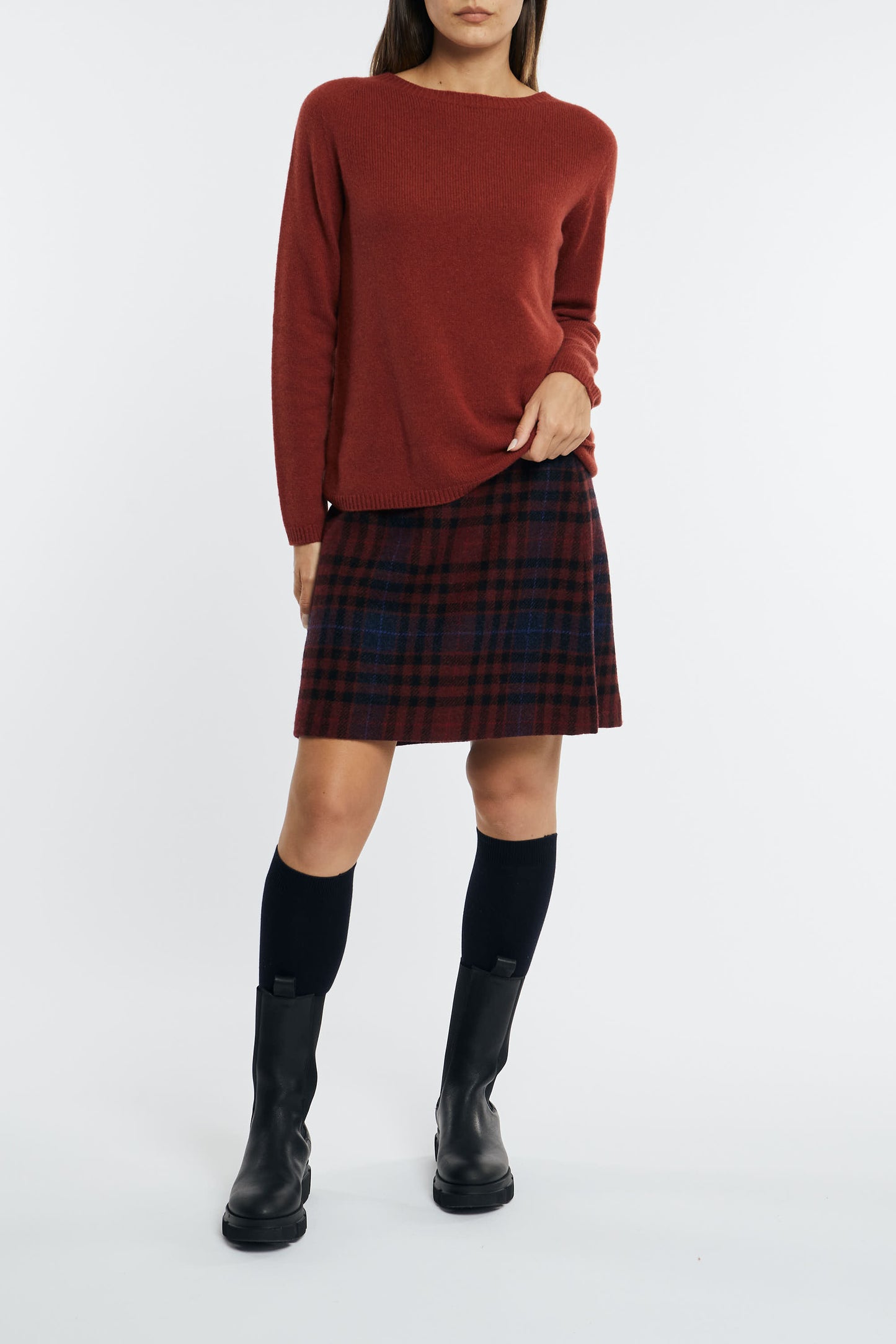  Maxmara Maglia Blu Arancione Donna - 2
