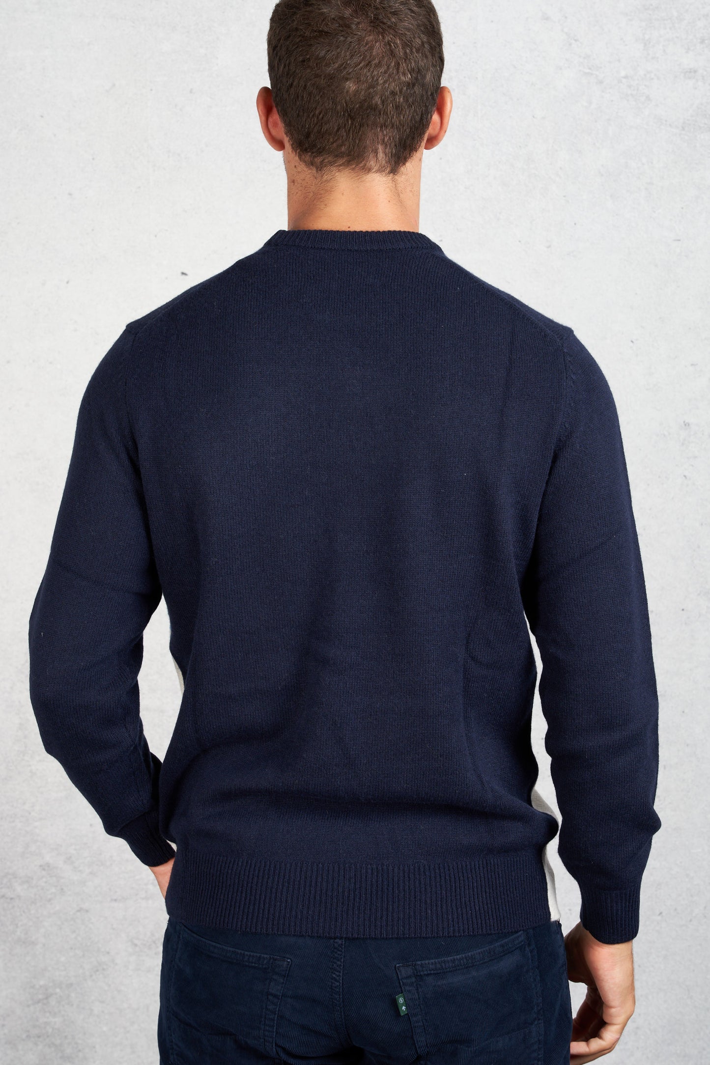  Mc2 Saint Barth Crewneck Sweater Blu Blu Uomo - 4