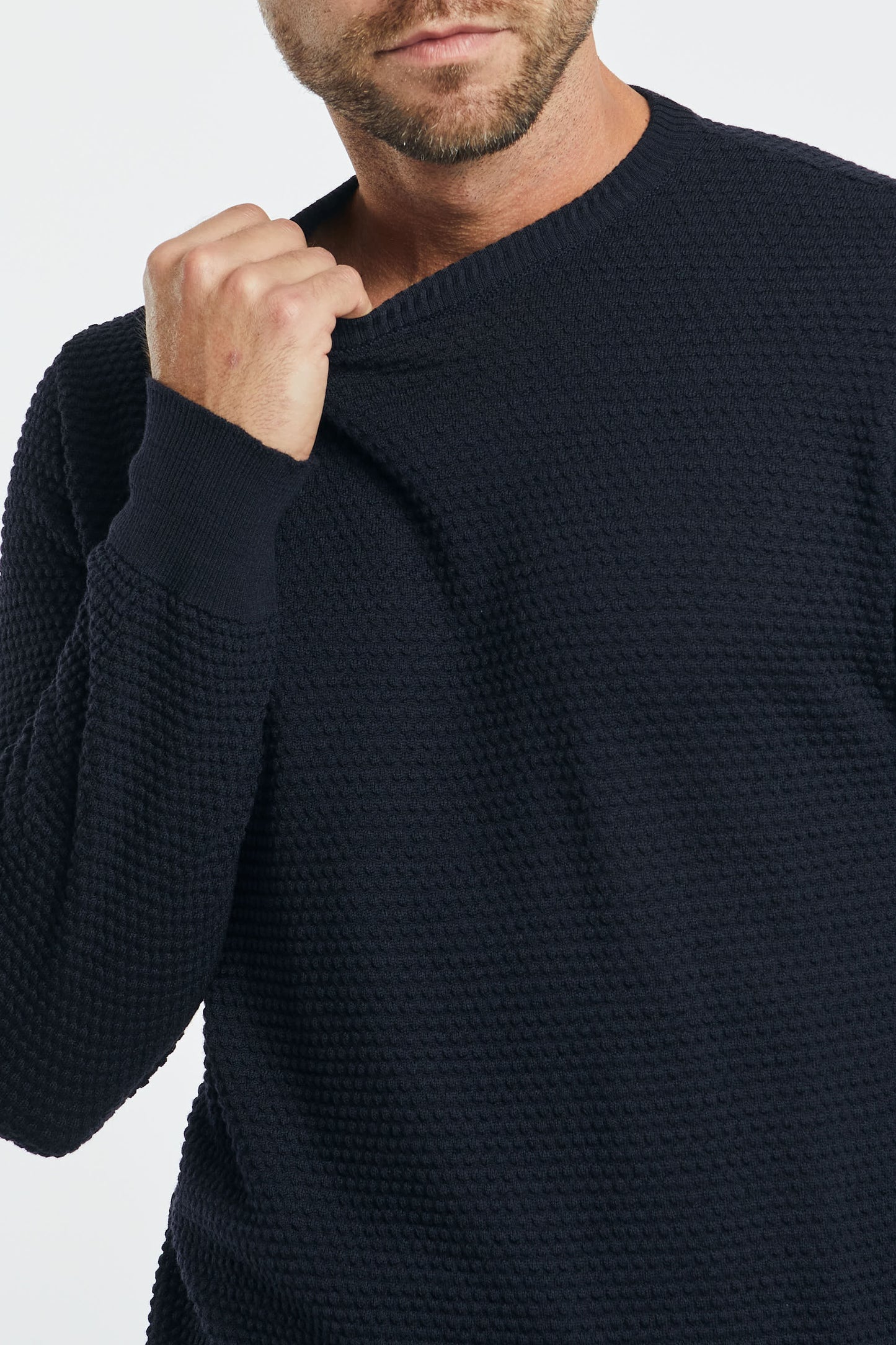  Grp Firenze Maglia Girocollo Blu Blu Uomo - 5