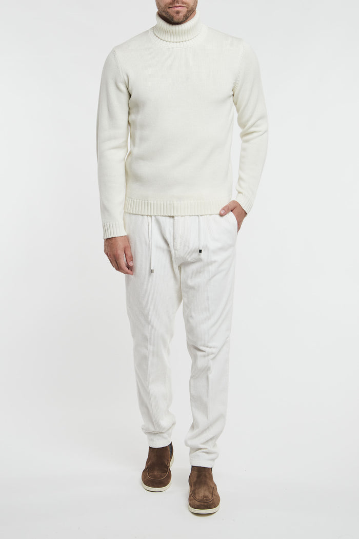 Maglia Dolcevita Bianco Uomo Zanone