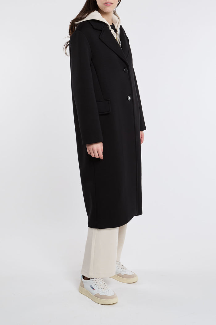  Max Mara S Cappotto 96% Vi 4% Ea Nero Nero Donna - 4