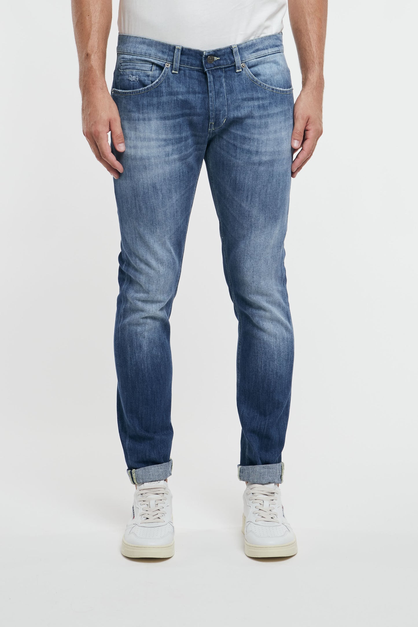  Dondup George Blue Jeans For Men Blu Uomo - 1