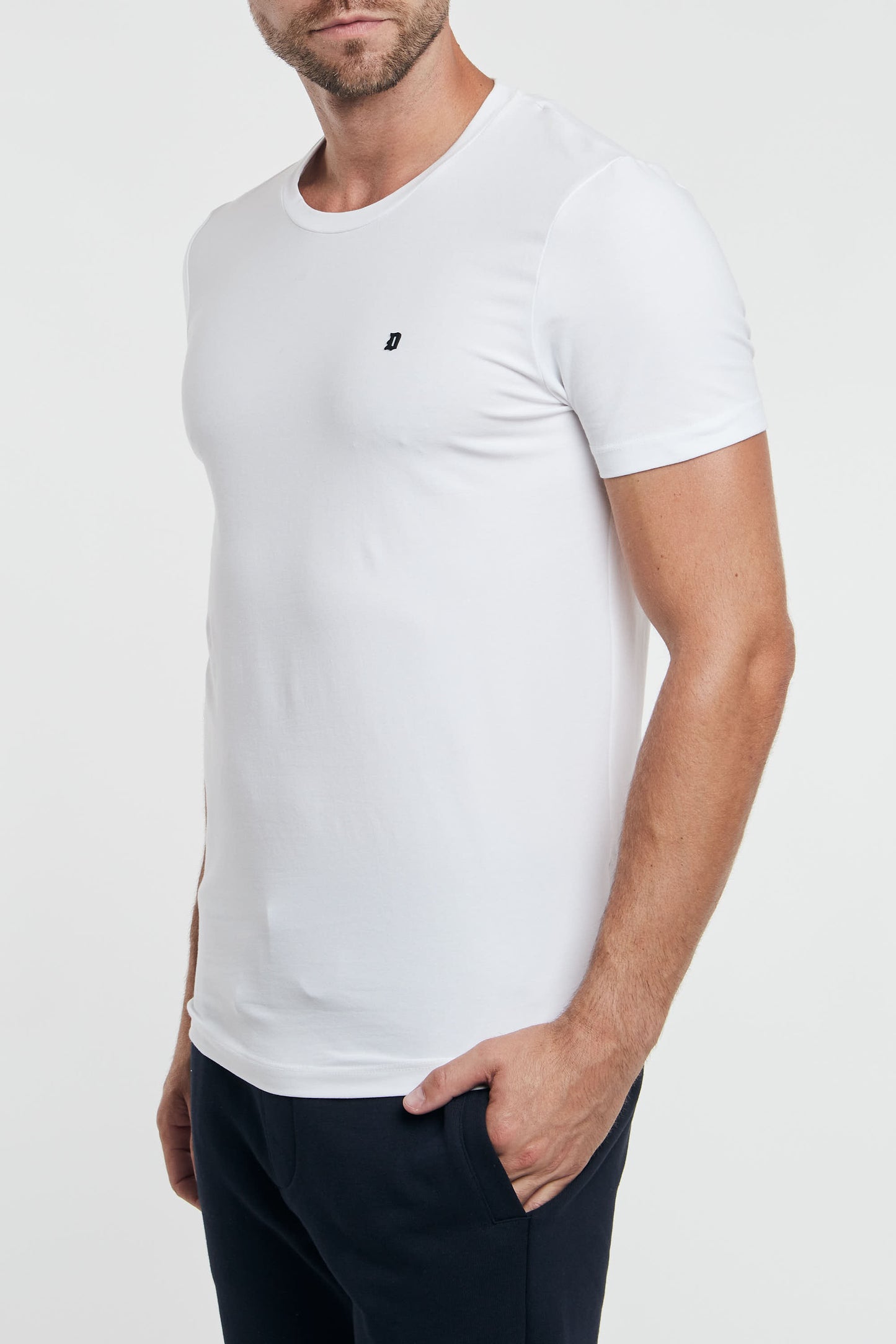  Dondup T-shirt Bianco 92896-17800 Bianco Uomo - 1